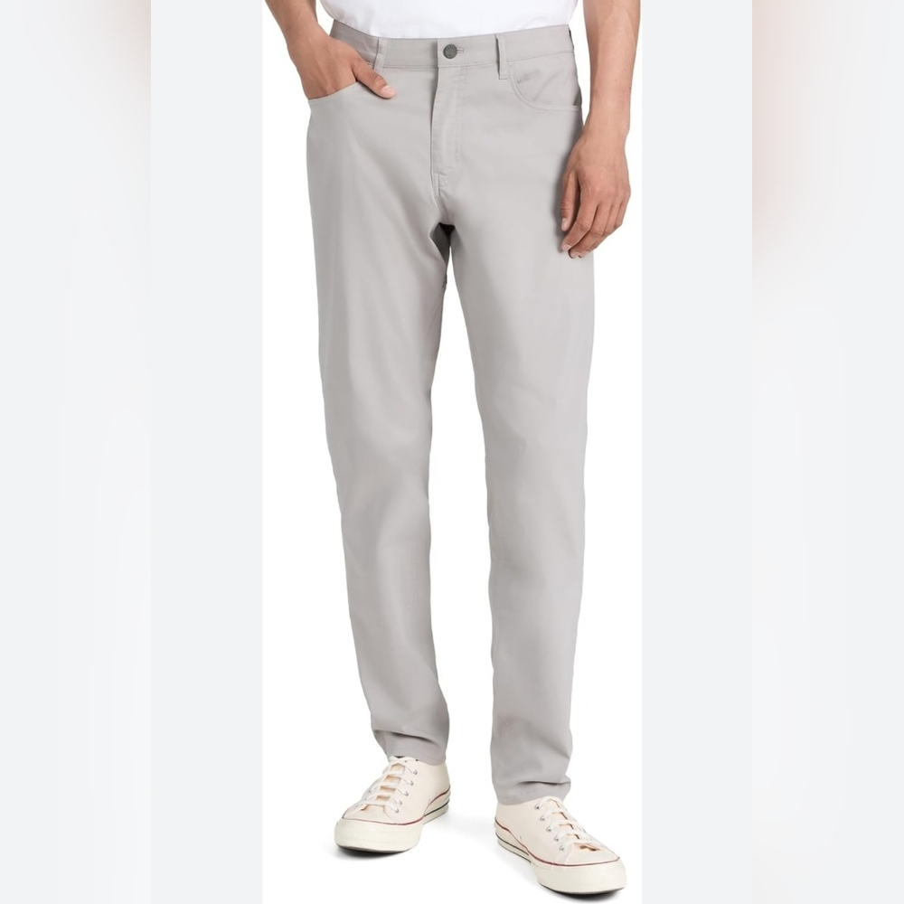Faherty Men's Movement 5 Pocket Pant Fossil 28" waist